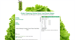 Desktop Screenshot of catering.justdownstairs.com